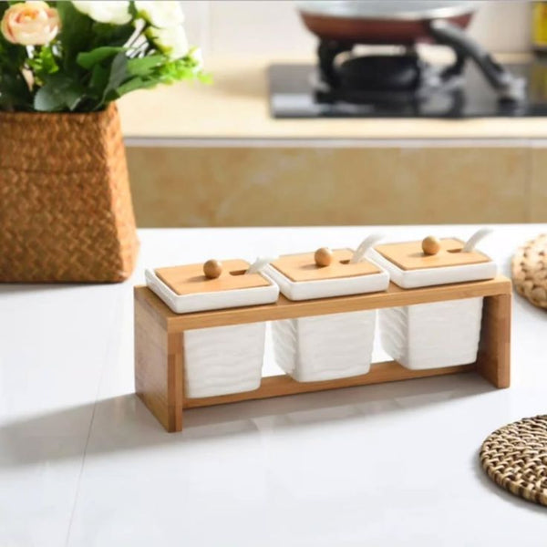 3-Piece Spice Canister Set with Lids