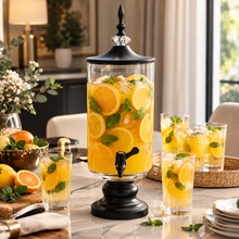 5L Luxury Glass Juice Dispenser with Tap