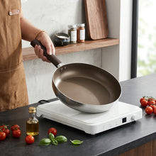 Titanium 18/10 Stainless Steel Pan with Glass Lid – view 3