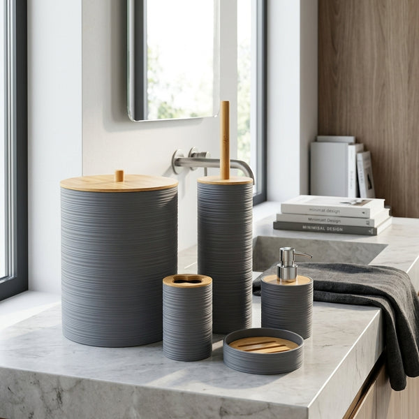 5-Piece Round Bathroom Set