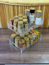 3-and 2-Tier Luxury Clear Countertop Storage Rack – view 2