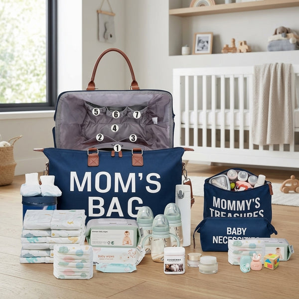 3-Pack Mommy Travel Storage Bags