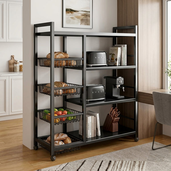 Multifunctional Metallic Kitchen Rack