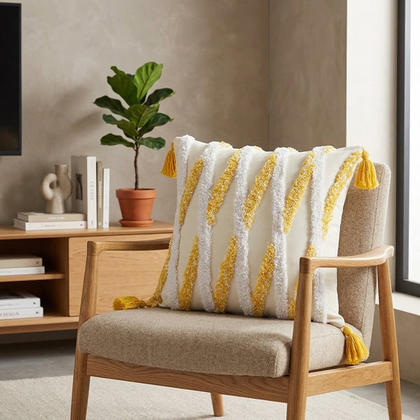 Tufted Boho Cushion Cover