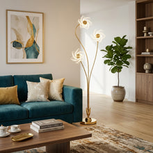 Modern Flower-Themed Floor Lamp – view 2