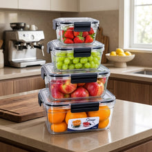 4-in-1 Transparent Airtight Pantry Storage Boxes
