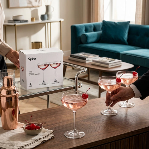 4-Piece Coupe Cocktail Glasses