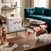 4-Piece Coupe Cocktail Glasses