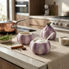 Purple Garlic Ceramic Multifunction Storage Jar – view 2