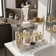 Two-Tier Crystal-Like Makeup Organizer – view 2