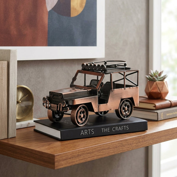Vintage Antique Metal Car Model – Retro Decorative Collectible Ornament