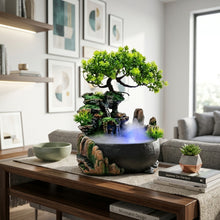 Resin Rockery Indoor Water Fountain – Decorative Tabletop Water Feature