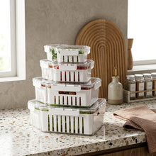4-Piece Produce Saver Food Storage Containers Set