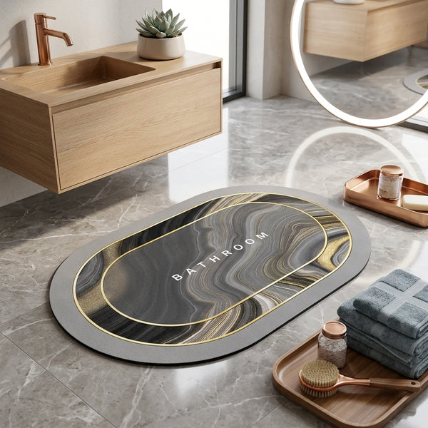 Oval Bathroom Mats