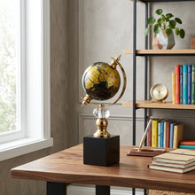Office Desktop Globe Decor – Elegant World Globe Display Ornament