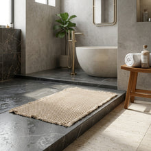 Minimalist Waffle Bathroom Door Mat – view 3