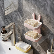 Mouse-Shaped Double-Layer Soap Dish with Drainer – view 2