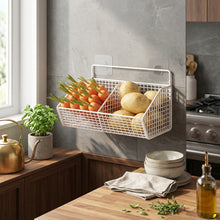 Wall-Mounted Metal Wire Kitchen Storage Basket – view 2
