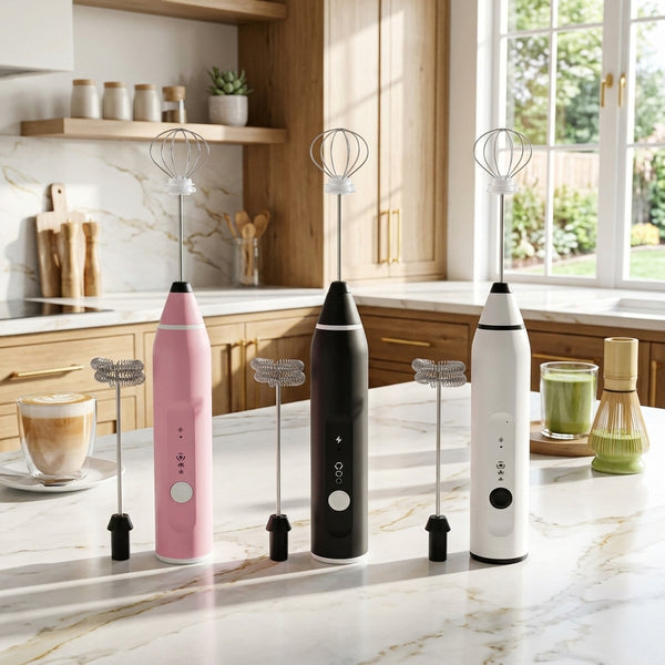 3-Speed Electric Milk Frother