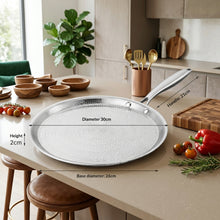 Stainless Steel Honeycomb Textured Skillet Pan – view 4