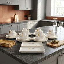 32-Piece European Porcelain Dinnerware Set – view 3