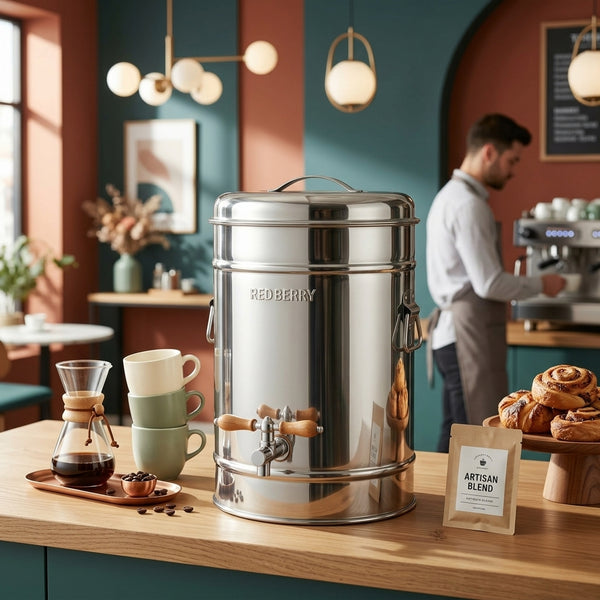 Redberry Premium 15L Stainless Steel Insulated Tea Urn