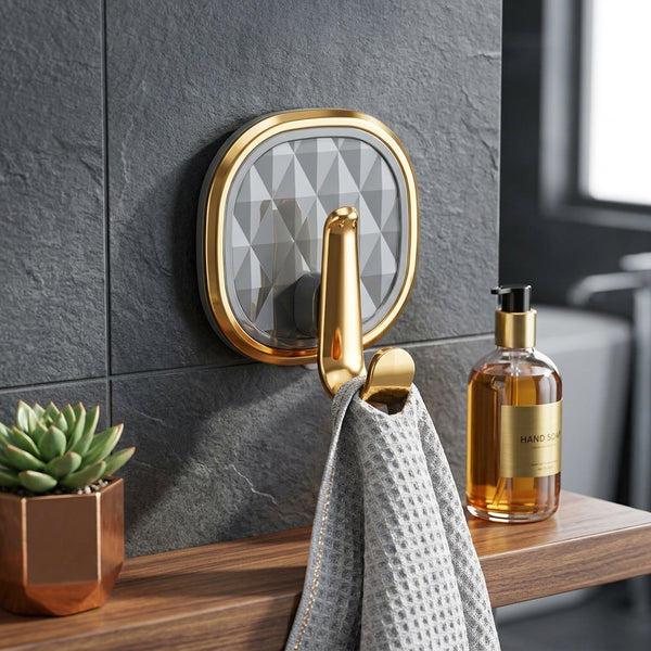 Luxury Punch-Free Multifunctional Wall Hooks – Set of 5