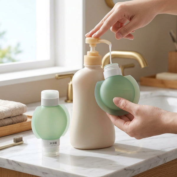 3-Piece Silicone Travel Bottle Set