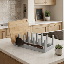 Multipurpose Kitchen Pot Lid and Plate Holder Rack – view 2