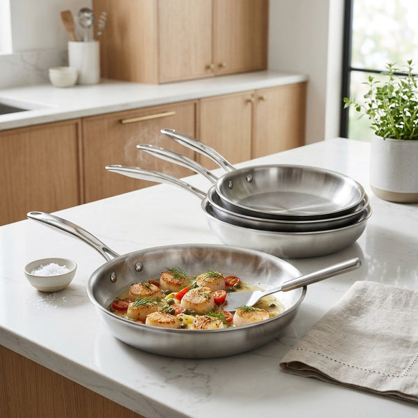Stainless Steel Non-Stick Frying Pan
