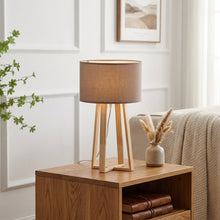 Wooden Tripod Table Lamp – view 3
