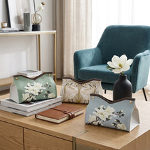 PU Leather Tissue Box Organizer