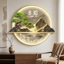 Round 3D LED Decorative Wall Clock