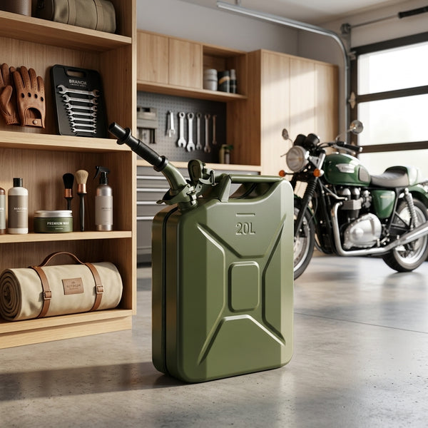 20-Litre Heavy-Duty Steel Fuel Can