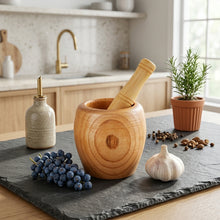 500ml Bamboo Mortar and Pestle – view 3