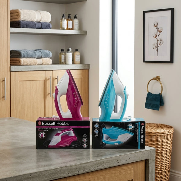 Russell Hobbs Light & Easy Brights Steam Iron – 2400W