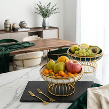 European-Style Ceramic Fruit Plate – Elegant Decorative Serving Dish