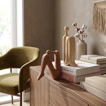 Modern Abstract Ceramic Bookends – view 3