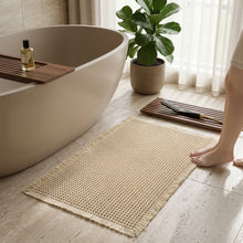 Minimalist Waffle Bathroom Door Mat – view 2