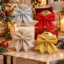 30cm PVC Christmas Flower Bow Decoration