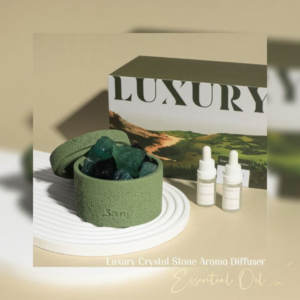 Natural Stone Crystal Diffuser Aromatherapy Set