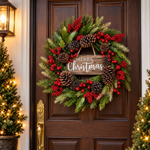 Luxury Christmas Door Wreath 50cm