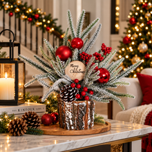 35cm Snow-Covered Christmas Tree Decoration