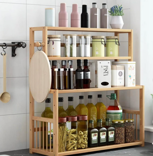 Bamboo Multifunctional Organising — Bamboo, Arvani Home Essentials