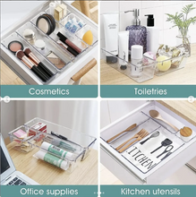 25-Piece Acrylic Drawer Organizer Set — Acrylic, Arvani Home Essentials