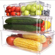 7pcs stackable Fridge storage organizers — Kitchen Storage & Organisation, Arvani Home Essentials