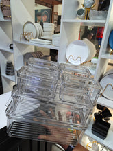 7pcs stackable Fridge storage organizers shown from another angle (Kitchen Storage & Organisation)