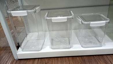 Airtight Food Storage Containers shown from another angle (Kitchen Storage & Organisation)