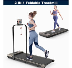 A 8-speed walking pad/treadmill with Foldable handle bars — Fitness & Health, Arvani Home Essentials