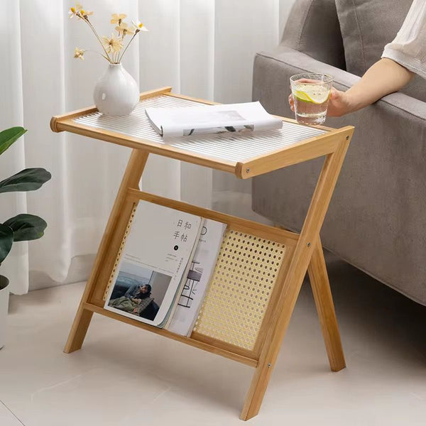 Rattan Side Table/ Bedside Table — Rattan, Arvani Home Essentials